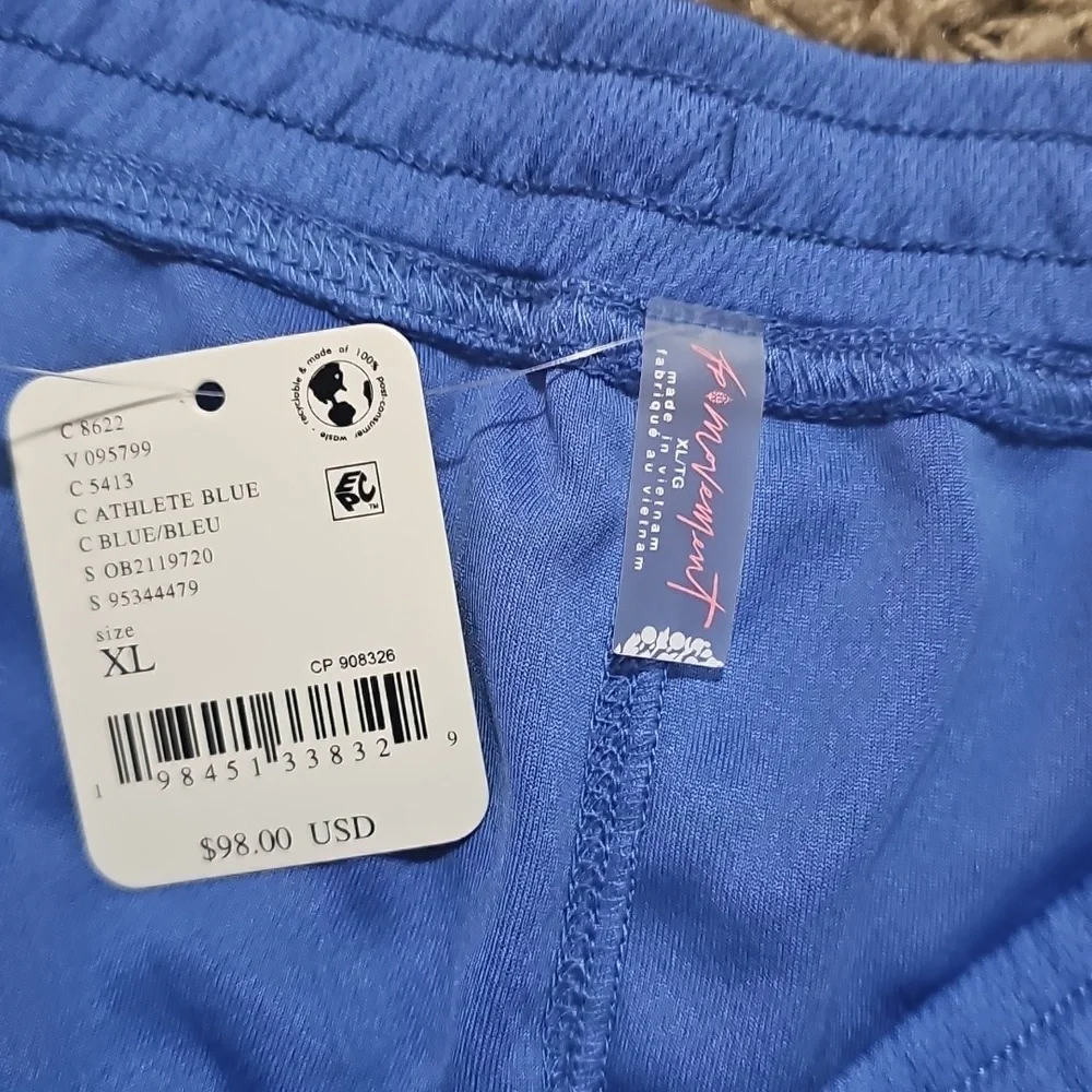 New FP Movement by Free People Blue Track Pants - Picture 6 of 8